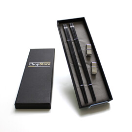 Uzen chopsticks in cadeauverpakking (2 setjes chopsticks + 2 rests)