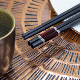 Iburi Dark Red chopsticks (eetstokjes)