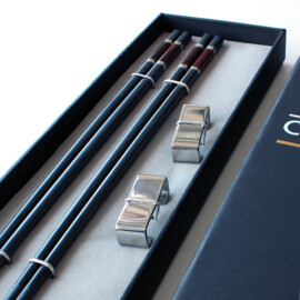 Luxe chopsticks cadeau-box (leeg), geschikt voor twee setjes chopsticks en twee chopsticks rests